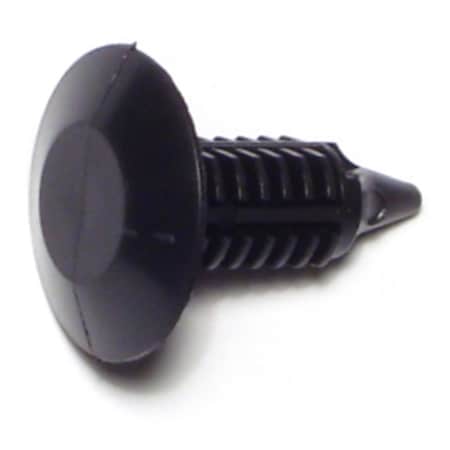 Midwest Fastener 5/16" x 0.9" Black Plastic Hole Flex Retainers 10PK 69163